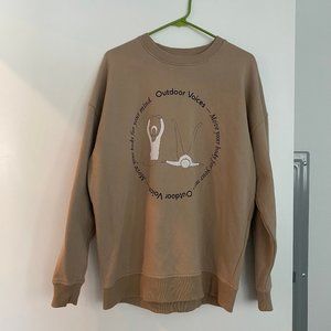 unisex OV graphic sweatshirt (fits like women's medium)
